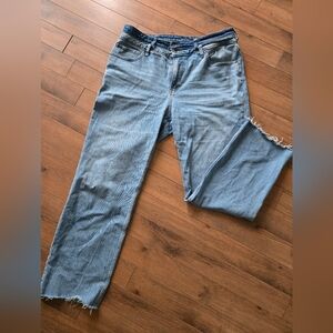 Abercrombie & Fitch Light Blue Straight Leg Jeans
